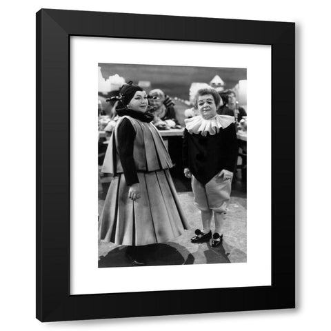 1960's Image Collection by INTERFOTO - Black Modern Wood Framed Art Print Titled: movie, 'Die Mohrin', DEU 1967, director: Werner Düggelin, movie scene, Third-Party-Permissions-Neccessary