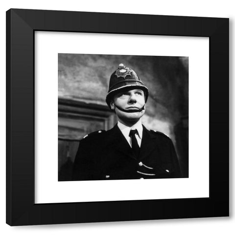 1960's Image Collection by INTERFOTO - Black Modern Wood Framed Art Print Titled: movie, 'Heim und Herd', DEU 1968, director: Rolf von Sydow, scene with: Herbert Bötticher, Third-Party-Permissions-Neccessary