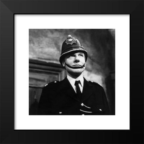 1960's Image Collection by INTERFOTO - Black Modern Wood Framed Art Print Titled: movie, 'Heim und Herd', DEU 1968, director: Rolf von Sydow, scene with: Herbert Bötticher, Third-Party-Permissions-Neccessary