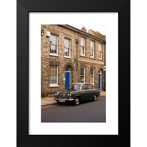 1960's Image Collection by M Perris - Black Modern Wood Framed Art Print Titled: A Singer Vogue car (possibly Series II) from the early 1960s.