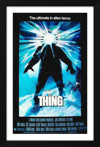 The Thing Black Modern Wood Framed Art Print by Hollywood Photo Archive