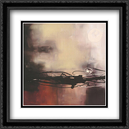 Prelude in Rust II 24x24 Black Ornate Wood Framed Art Print Poster with Double Matting by Maitland, Laurie