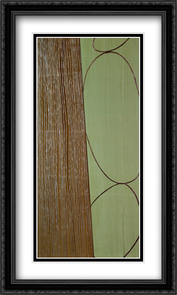 Third Journey 7 16x32 Black Ornate Wood Framed Art Print Poster with Double Matting by Hartnett, Marilu