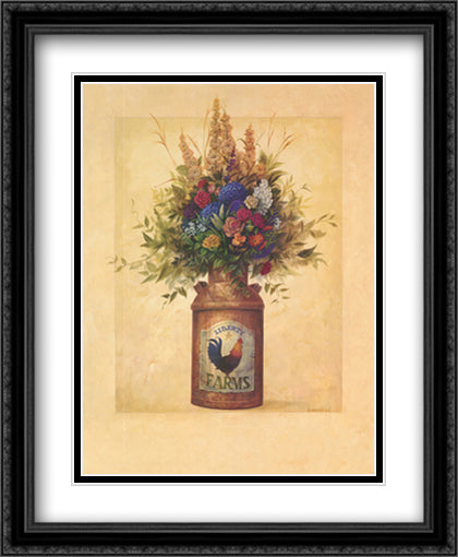Liberty Farms 22x28 Black Ornate Wood Framed Art Print Poster with Double Matting by Humphries, Michael