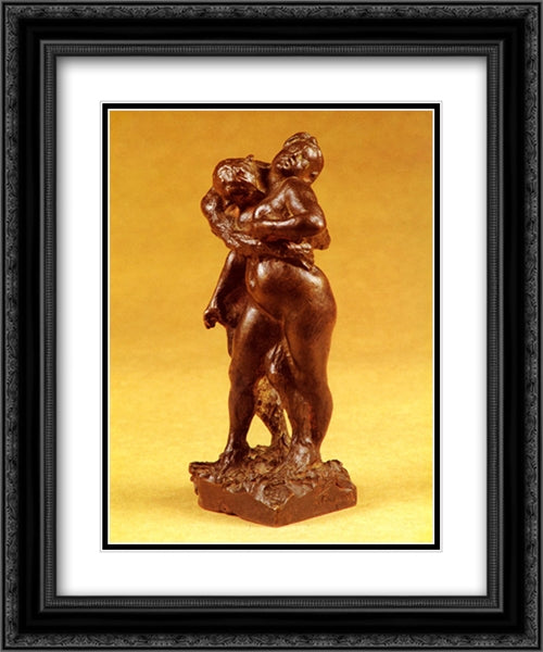 Nymf Och Faun 20x24 Black Ornate Wood Framed Art Print Poster with Double Matting by Zorn, Anders
