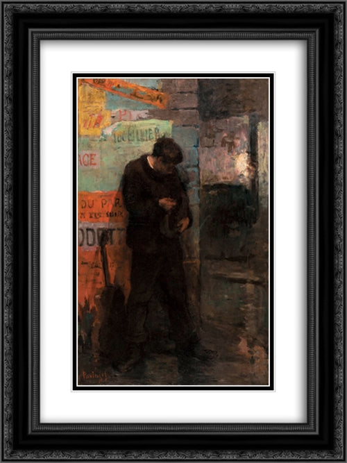 Mauvaise Recette 18x24 Black Ornate Wood Framed Art Print Poster with Double Matting by Pantazis, Pericles