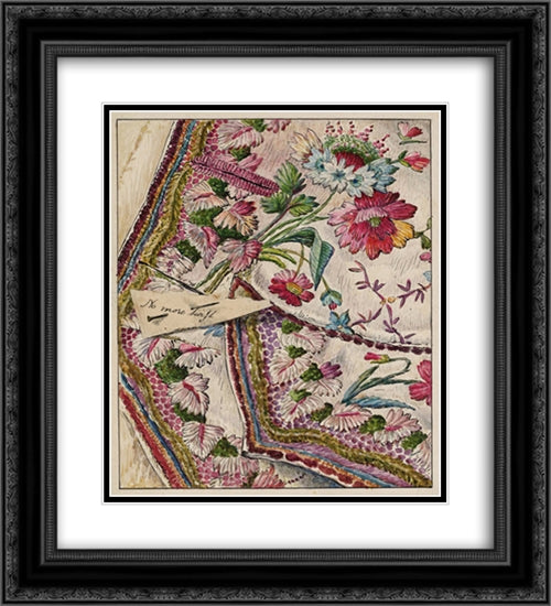 No More Twist 20x22 Black Ornate Wood Framed Art Print Poster with Double Matting by Potter, Beatrix