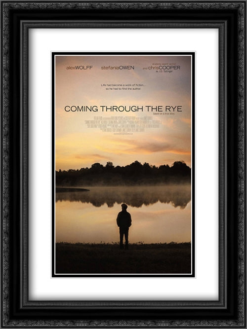 Coming Through The Rye 18x24 Black Ornate Wood Framed Movie Poster with Double Matting