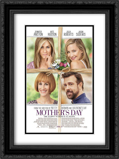 Mother's Day 18x24 Black Ornate Wood Framed Movie Poster with Double Matting