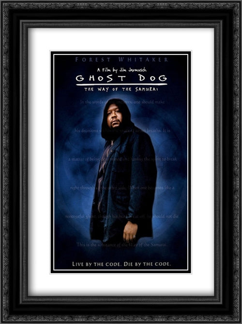Ghost Dog: The Way of the Samurai 18x24 Black Ornate Wood Framed Movie Poster with Double Matting