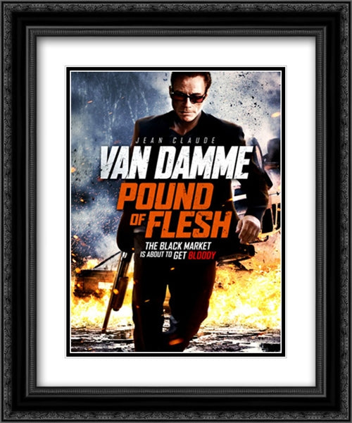 Pound of Flesh 20x24 Black Ornate Wood Framed Movie Poster with Double Matting