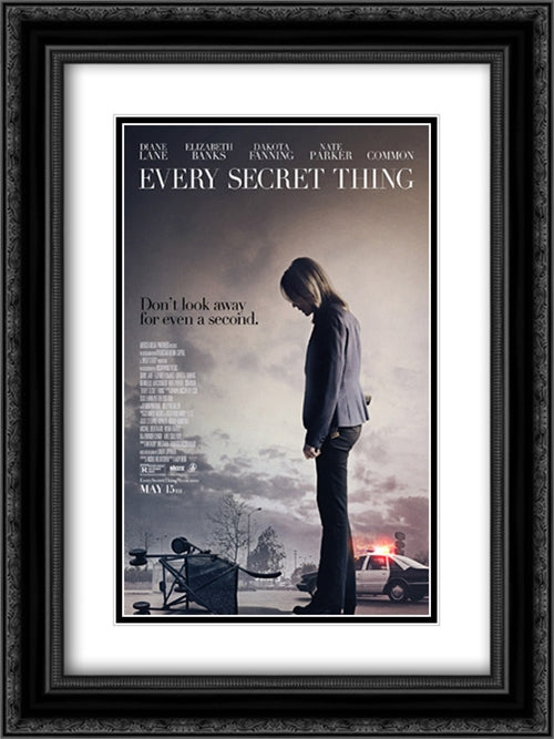 Every Secret Thing 18x24 Black Ornate Wood Framed Movie Poster with Double Matting