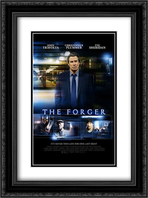 The Forger 18x24 Black Ornate Wood Framed Movie Poster with Double Matting