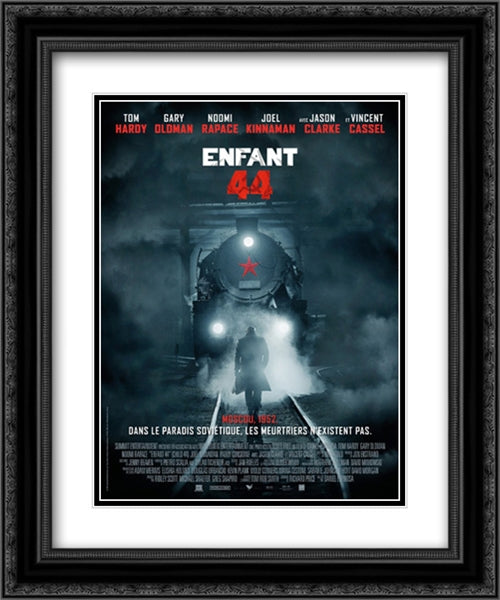 Child 44 20x24 Black Ornate Wood Framed Movie Poster with Double Matting