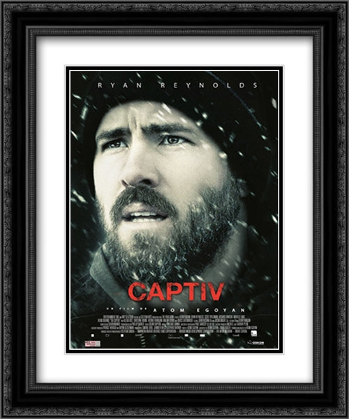 The Captive 20x24 Black Ornate Wood Framed Movie Poster with Double Matting