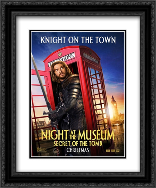 Night at the Museum: Secret of the Tomb 20x24 Black Ornate Wood Framed Movie Poster with Double Matting