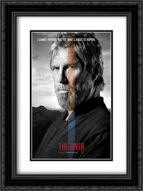 Lucy 18x24 Black Ornate Wood Framed Movie Poster with Double Matting
