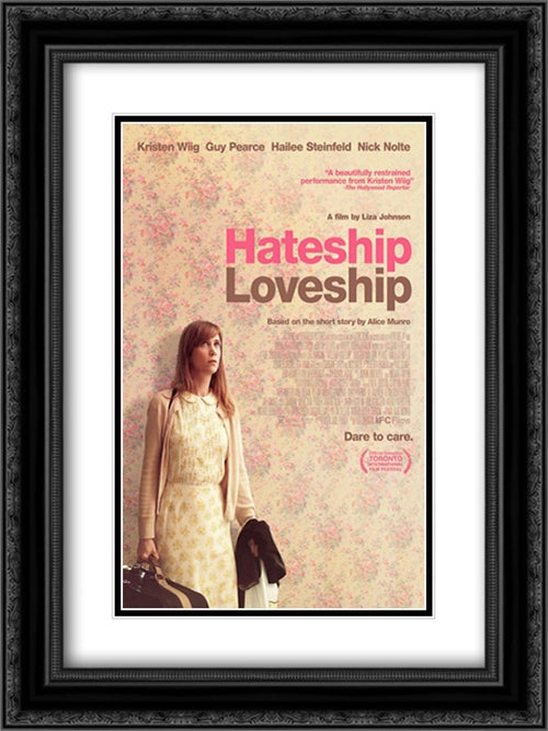 Hateship Loveship 18x24 Black Ornate Wood Framed Movie Poster with Double Matting