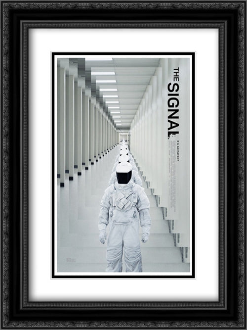 The Signal 18x24 Black Ornate Wood Framed Movie Poster with Double Matting