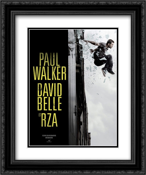 Brick Mansions 20x24 Black Ornate Wood Framed Movie Poster with Double Matting