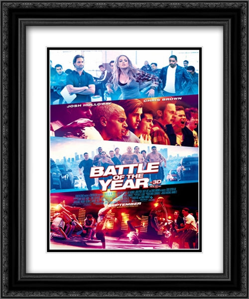 Battle of the Year 20x24 Black Ornate Wood Framed Movie Poster with Double Matting