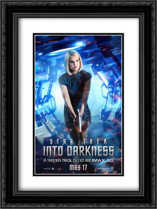 Star Trek Into Darkness 18x24 Black Ornate Wood Framed Movie Poster with Double Matting