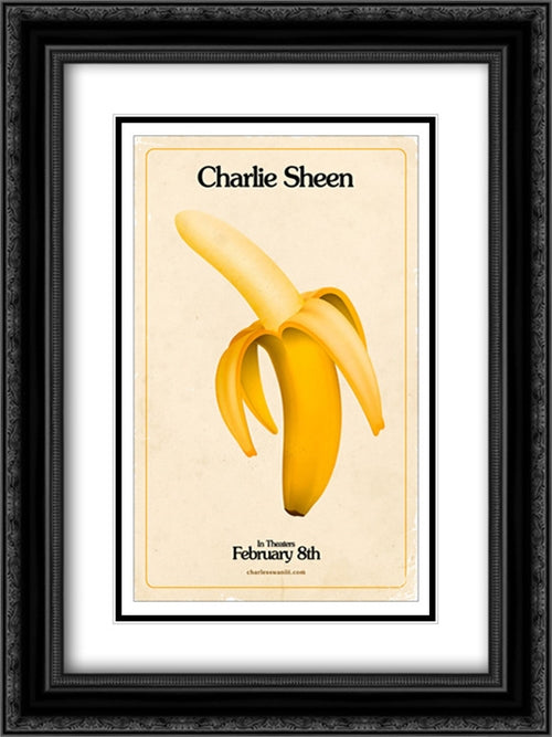 A Glimpse Inside the Mind of Charles Swann III 18x24 Black Ornate Wood Framed Movie Poster with Double Matting