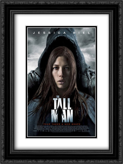 The Tall Man 18x24 Black Ornate Wood Framed Movie Poster with Double Matting