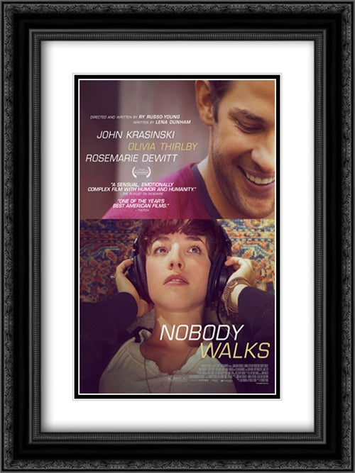 Nobody Walks 18x24 Black Ornate Wood Framed Movie Poster with Double Matting