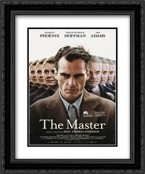 The Master 20x24 Black Ornate Wood Framed Movie Poster with Double Matting