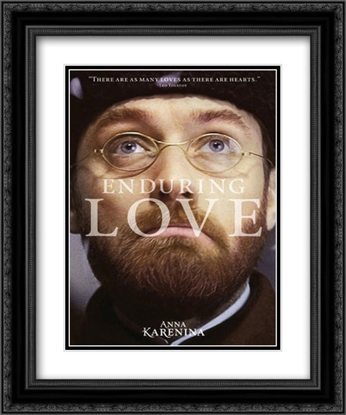 Anna Karenina 20x24 Black Ornate Wood Framed Movie Poster with Double Matting
