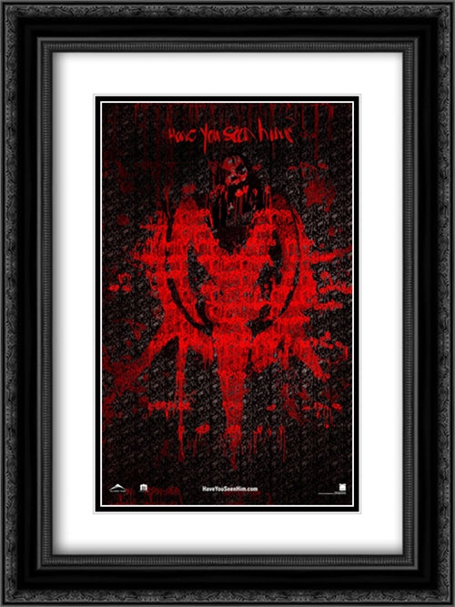 Sinister 18x24 Black Ornate Wood Framed Movie Poster with Double Matting