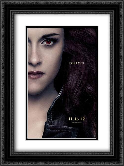 The Twilight Saga: Breaking Dawn Part 2 18x24 Black Ornate Wood Framed Movie Poster with Double Matting