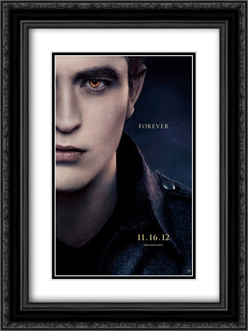 The Twilight Saga: Breaking Dawn Part 2 18x24 Black Ornate Wood Framed Movie Poster with Double Matting
