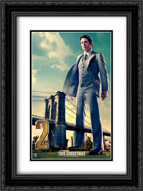 Anchorman 2: The Legend Continues 18x24 Black Ornate Wood Framed Movie Poster with Double Matting