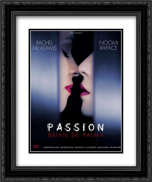 Passion 20x24 Black Ornate Wood Framed Movie Poster with Double Matting