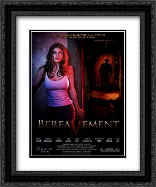 Bereavement 20x24 Black Ornate Wood Framed Movie Poster with Double Matting