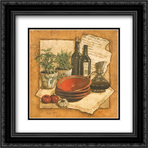 Secret Ingredient II 16x16 Black Ornate Wood Framed Art Print Poster with Double Matting by Olson, Charlene Winter