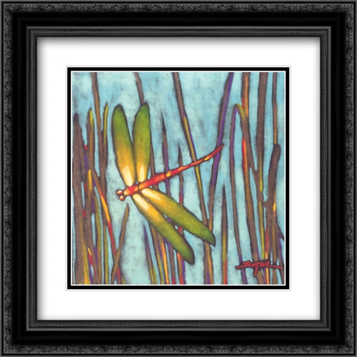 As You Wish II 2x Matted 20x20 Black Ornate Wood Framed Art Print Poster with Double Matting by Ichter, Robert