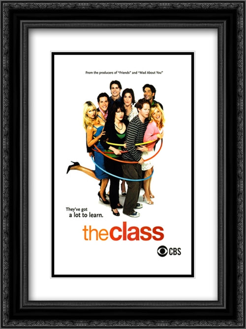 The Class 18x24 Black Ornate Wood Framed Movie Poster with Double Matting