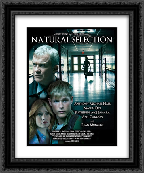 Natural Selection 20x24 Black Ornate Wood Framed Movie Poster with Double Matting