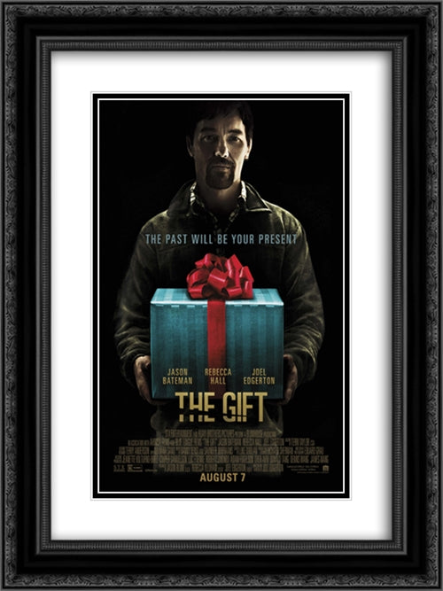 The Gift 18x24 Black Ornate Wood Framed Movie Poster with Double Matting