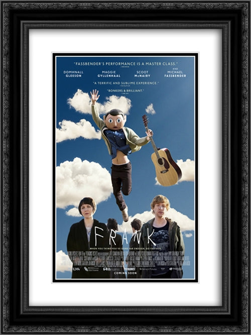 Frank 18x24 Black Ornate Wood Framed Movie Poster with Double Matting