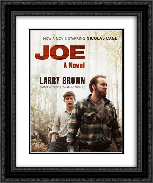 Joe 20x24 Black Ornate Wood Framed Movie Poster with Double Matting