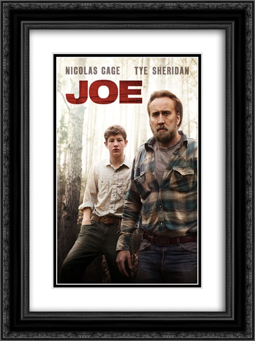 Joe 18x24 Black Ornate Wood Framed Movie Poster with Double Matting