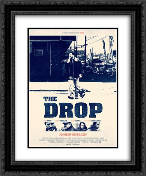 The Drop 20x24 Black Ornate Wood Framed Movie Poster with Double Matting