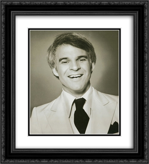 Steve Martin 20x22 Black Ornate Wood Framed Movie Poster with Double Matting