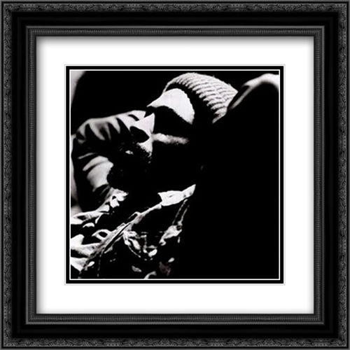 Marvin Gaye: Get It On 20x19 Black Ornate Wood Framed Art Print Poster with Double Matting