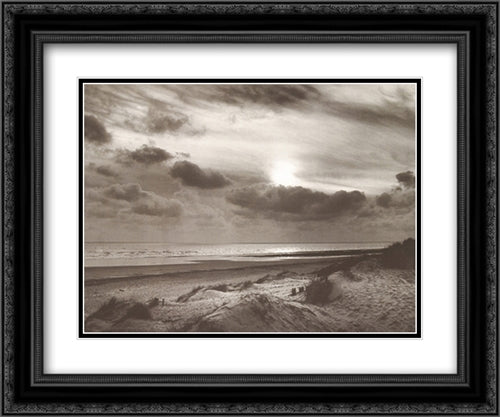 Sea And Sky I 2x Matted 24x20 Black Ornate Wood Framed Art Print Poster with Double Matting by Philip, Bill