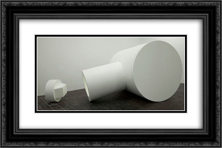 Cell 24x16 Black Ornate Wood Framed Art Print Poster with Double Matting by Absalon
